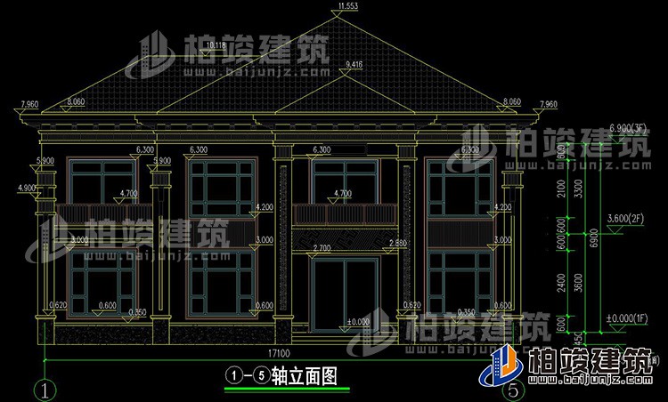 正立面图